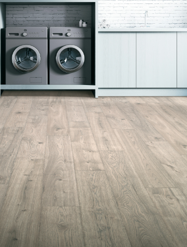 Waterproof Laminate in Laundry Room